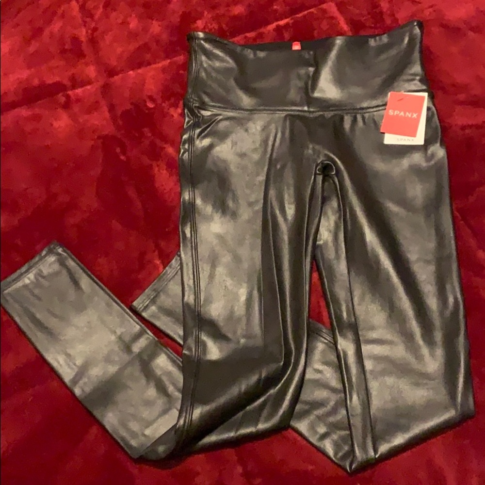 Spanx Faux Leather Leggings
